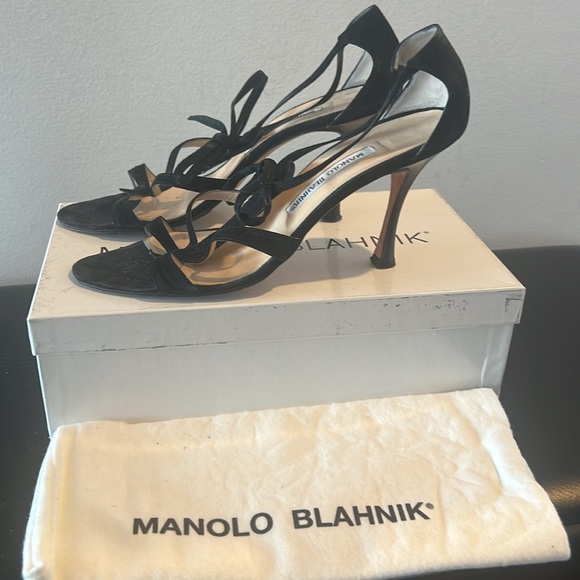 Manolo Blahnik black sandals size 39 - Picture 3 of 7